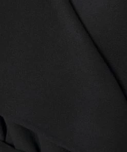 CLOSED Femme ELVY BELTED COAT FUNNEL NECK - Manteau Court Noir -Promos CLOSED Magasin 770a9f77ef9341758f073bbfd534bead