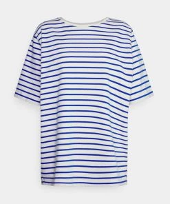 CLOSED Femme T-shirt O-Shaped Rayé Imprimé Sea Breeze - Haut de Mode Confortable -Promos CLOSED Magasin 7f56eb2aab0d42dda1abc4c0412f400e