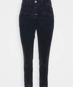 CLOSED Femme PEDAL PUSHER Pantalon Classique Dark Night - Pantalon Taille Haute Élégant -Promos CLOSED Magasin 85c4aadb96e54de08467d544847ac29b