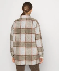 CLOSED Femme TITANIA Manteau Court Muddy Beige - Manteau Court Élégant -Promos CLOSED Magasin 8612b427dd1d4057a395e0cc908860fc