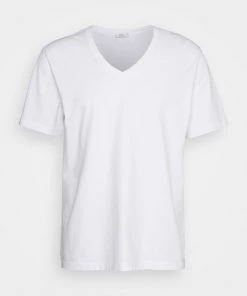 T-shirt Homme Col V Basique Blanc - CLOSED -Promos CLOSED Magasin 861fc013738649539f995b3fac69c831
