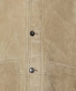 CLOSED Homme COMBAT LINER Veste En Cuir Wet Cement - Vestes en Cuir Haut de Gamme -Promos CLOSED Magasin 88ac92db41e84fb9a970f78abdc8d0cd