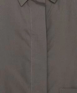 CLOSED CLASSIC Chemisier Dark Nickel Femme - Chemise Élégante pour Femme -Promos CLOSED Magasin 8926fb3c24b245d1b6e54d5d21a64e35