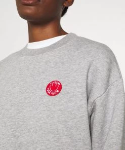 CLOSED Femme Sweatshirt Gris Heather Melange - Confort et Style Urbain -Promos CLOSED Magasin 89996f958ace46e9a4ebe6bf2a94ffa7