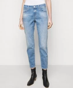 CLOSED Femme BAKER Jeans Fuselé Mid Blue - Jeans Mom Taille Haute - Vêtements
