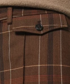 Pantalon Classique VALERY Femme - Marron Tawny | CLOSED -Promos CLOSED Magasin 8b27e6dc02e146869e4cd27ba9d18074