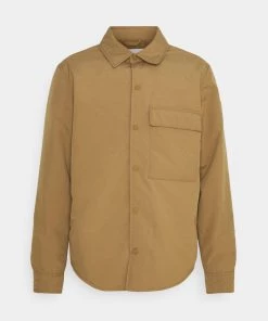 CLOSED Homme Veste PADDED Mi Saison - Brown Oak - Veste Légère pour Homme