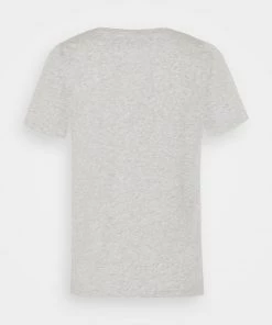 T-shirt Femme CLOSED Col Rond avec Logo sur la Poitrine - Taupe -Promos CLOSED Magasin 928a2ba27c2c470887a072433af2d6db