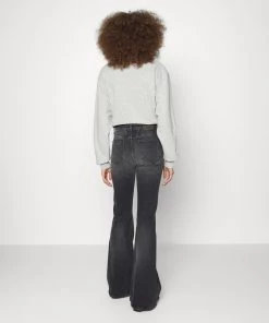 CLOSED Femme RAWLIN Jean Flare Dark Grey - Bootcut Évasé - Denim Haut de Gamme -Promos CLOSED Magasin 93eb443a86464c1796008e45adb16fc4