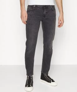Promos CLOSED Magasin 34 CLOSED UNITY SLIM Jean Homme - Slim Dark Grey - Denim Élégant