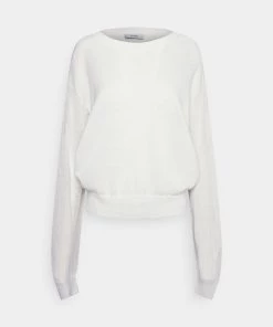 Pull Femme CLOSED Col Rond Manches Longues en Laine - Ivory
