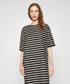 Robe en jersey double face rayée CLOSED - Ivory - Femme