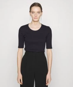 CLOSED Femme T-Shirt Basique Noir - T-Shirt Élégant et Confortable