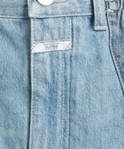 CLOSED Femme PATCHWORK SKIRT Minijupe Mid Blue - Jupe en Jean Patchwork Décontractée -Promos CLOSED Magasin 97cc7caffab049d686fe0e2cc51fb036