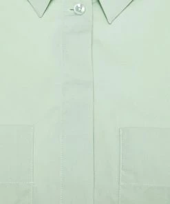 CLOSED Femme KARA Chemisier Sage Green - Chemise Élégante pour Femme -Promos CLOSED Magasin 99367c934e0f425ab1a91fb0be68c07d