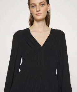 CLOSED NOELLE Robe De Jour Noir Femme - Robe d'été élégante -Promos CLOSED Magasin 9c6f0c56e77d41de9c172afbea30b08b