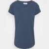 T-Shirt Basique Femme Blue Slate - CLOSED | T-shirt décontracté en coton