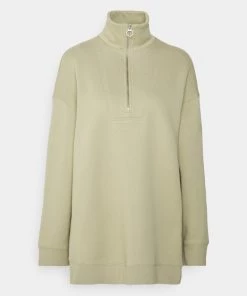 CLOSED Femme HALFZIP Sweat à Capuche Zippé New Jade - Sweats Zippés Élégants