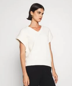 CLOSED Femme Pullover Vanilla Sherbet - Pull en Laine Douce et Confortable