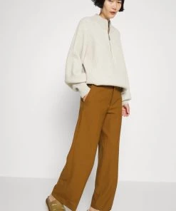 CLOSED Femme DOLA Pantalon Classique Marron Tawny - Pantalon Élégant et Confortable -Promos CLOSED Magasin a48c0b8849c743ed8d8452093b6088b6