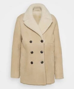 CLOSED Femme CANORA Veste D'hiver Muddy Beige - Manteau d'Hiver Élégant