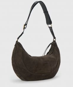 CLOSED Femme RIKE Sac Bandoulière Marron Foncé - Sac à bandoulière élégant et pratique -Promos CLOSED Magasin aaf67dd04d2e4a2daf18676710a3e6ea