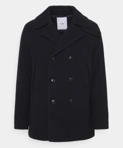 CLOSED Homme PEA COAT Manteau Court Dark Night - Manteau élégant pour homme -Promos CLOSED Magasin aaf8937c8bd4402fb12d0f40e99453b9