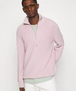 Pullover CLOSED Homme ZIPPED JUMPER Rose Clair - Maille/Pulls/Vêtements -Promos CLOSED Magasin ac6974bb39cd4e188a2cdf441a788ea9