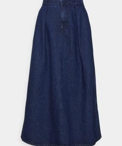 CLOSED Femme MIDI SKIRT Jupe Trapèze Dark Blue - Jupe Élégante pour Femme