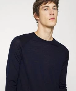 Pullover CLOSED Homme RAGLAN CREW NECK JUMPER - Dark Night - Maille/Pulls/Vêtements -Promos CLOSED Magasin ad2203877ff64ad6a4d0cfec3357fd6f