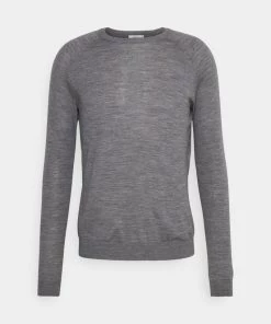 Pullover CLOSED à col ras du cou gris foncé mélangé - Homme -Promos CLOSED Magasin adc3ee60f5c4463b871fb563b9c142ff