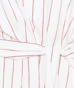 CLOSED LACEY Robe De Jour Off White/Red - Robe d'été élégante pour femme -Promos CLOSED Magasin ae4a811c8cc7466ab1c6d4294e9a8dd6