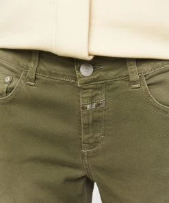 CLOSED Femme BAKER Jean Slim Green Umber - Jean Slim Femme Vert Brun -Promos CLOSED Magasin b03407a3539a42759e9495a95a283b43