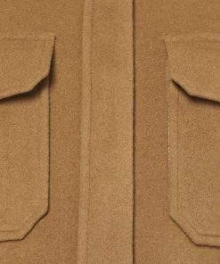 CLOSED KALLY Manteau Court Dark Tan Femme - Manteau Court Élégant pour Femme -Promos CLOSED Magasin b04480f5d69a40a9b21dbc0ed0025b89