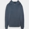 CLOSED Femme Sweat à Capuche Bleu Ardoise - Confort et Style Urbain