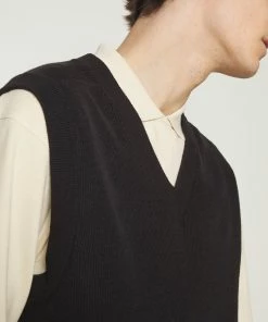 CLOSED TANK TOP Pullover Noir Homme - Haut de qualité en maille -Promos CLOSED Magasin b46c8498416c451d81d08f7b2cd12b27