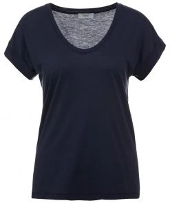 T-Shirt Femme CLOSED SOFT V NECK Basique - Dark Night -Promos CLOSED Magasin b5740d449ae1453d8e1afa2ae7817288