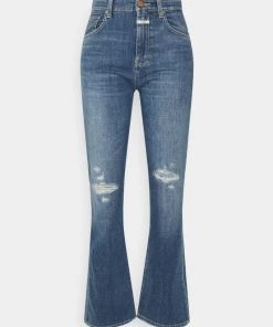 CLOSED BAYLIN Jean Flare Mid Blue Femme - Bootcut & Évasé - Denim Haut de Gamme