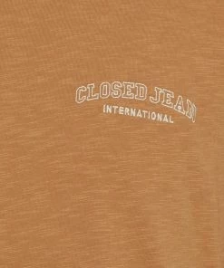 T-Shirt Basique CLOSED COLLEGE Wild Honey pour Homme - Style Décontracté et Confortable -Promos CLOSED Magasin b7f49696b4814330b7e31916b8ccd118