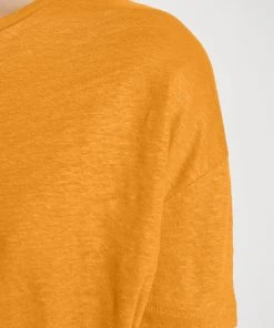 T-Shirt Femme Basique à Manches Courtes CLOSED - Gold Earth -Promos CLOSED Magasin b9c5dea8dee34489a435ea6ce3359271