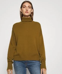 Promos CLOSED Magasin 18 Pullover Femme CLOSED Tawny Brown - Confort et Style