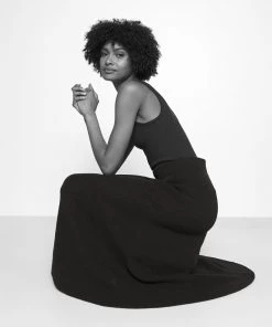 CLOSED Femme AGDA Jupe Longue Noir - Jupe Maxi Élégante pour Femme -Promos CLOSED Magasin bcdb075e5daa457dbaa3a19287bdd35f