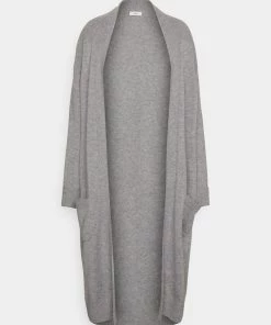 CLOSED Femme LONG CARDIGAN Gilet Gris Heather Melange - Vêtements Élégants
