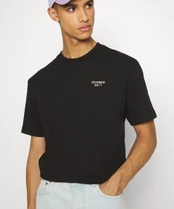 T-Shirt Basique Noir Homme CLOSED - Style Minimaliste et Confortable -Promos CLOSED Magasin c356dc1095964a62ade87053ba49eb2e