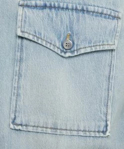 Chemise Homme CLOSED WESTERN - Bleu Clair - Détente et Style -Promos CLOSED Magasin c3653cab890b451f8127078327801fe4