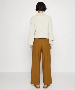 CLOSED Femme DOLA Pantalon Classique Marron Tawny - Pantalon Élégant et Confortable -Promos CLOSED Magasin c3a13dad35c649d3acc534e9ccf63207