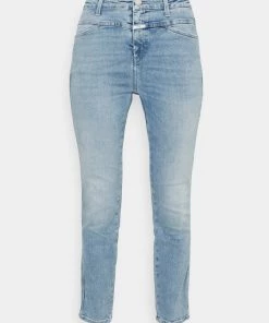 CLOSED Femme PUSHER Jeans Skinny Bleu Moyen - Jean Slim Taille Haute -Promos CLOSED Magasin c4d262daf6064cf8af7e3d7271818052