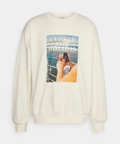 T-shirt à Manches Longues Imprimé CLOSED - Ivory pour Homme