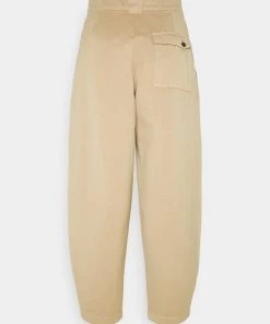 CLOSED IVO Pantalon Classique Camel Femme - Pantalon Taille Haute Élégant -Promos CLOSED Magasin c7ab16d3ded44b6ea260c4086ca081d2