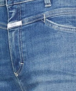 CLOSED Femme PUSHER Jeans Skinny Bleu Moyen - Jean Slim Taille Haute -Promos CLOSED Magasin c94d3e494f334385a930ab4aaf3d9360